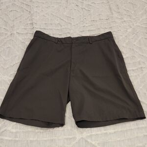 Pebble Beach Gray Flat Front Shorts Size 36!